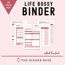 Load image into Gallery viewer, Life Bossy Binder™
