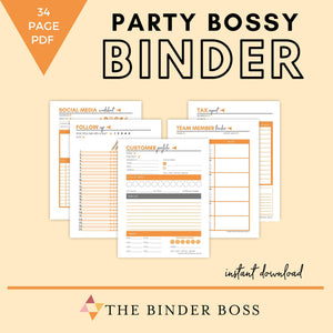 Party Bossy Binder™